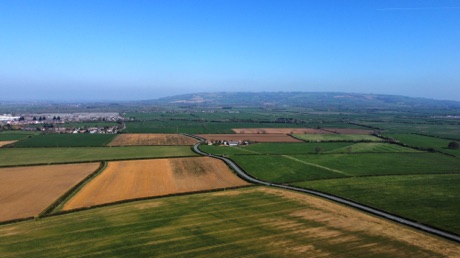 Aerial shot from Simon Leach's drone